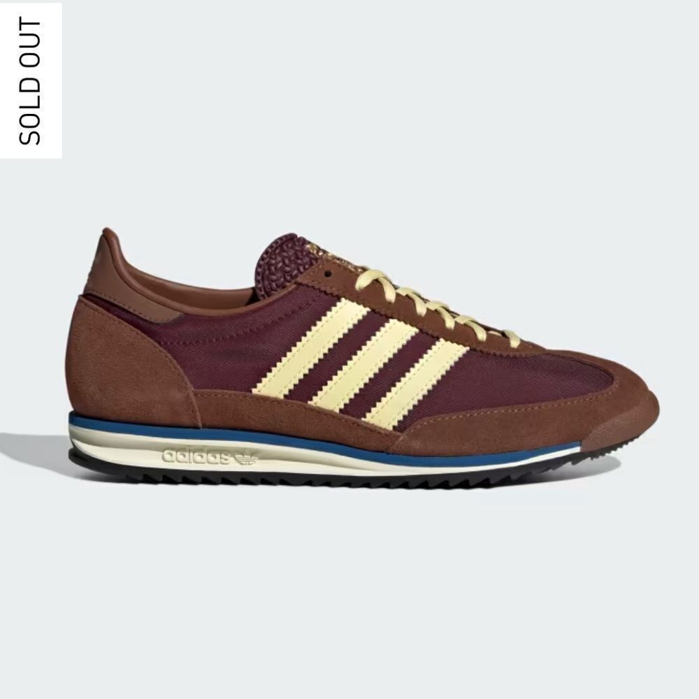 NWT Adidas SL 72 Sneakers Maroon Almost Yellow Size Women’s 6.5